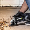WORX wu800x angle grinder multi-functional industrial-grade high-power grinding wheel grinder cutting machine polishing grinding slotting machine WU800X carbon brush package-750 watt rear switch