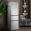 Xinfei (Frestec) 195L three-door, three-temperature, middle-door independent space energy-saving fresh-keeping bass seven-speed temperature-controlled refrigerator BCD-195K3AT