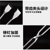 Wuyang Yilang extended stainless steel garbage fire tongs clip picker picker sanitation garbage tongs carbon clip plastic handle 72cm flat head clip