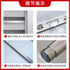 Huili 304 stainless steel workbench kitchen special operation table commercial stove cupboard thickened sliding door cabinet household 100*60*80cm single pass 304 assembly model non-standard
