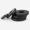 Weiwang mold grade 8.8 black high-strength thickened gasket round enlarged pressure plate flat washer widened metal round meson M12 (outer 30 thick 4.5) (10 pieces)