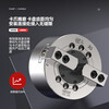 Huili's custom-made standard all-steel body two-claw mid-air solid CNC hydraulic chuck 5 6 8 10 12 inches 15-inch mid-size two-jaws without flange
