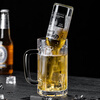 De Gust beer mug thickened with handle draft beer mug bar restaurant large capacity tea cup cold water glass juice cup pineapple cup thickened large capacity 290ml 6 pieces