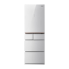 Panasonic multi-door refrigerator 435 liters ultra-thin embedded inverter air-cooled frost-free household automatic ice making TE43AXB-W white 435L glass panel
