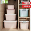Hinata Snack Storage Box Small Clothes Organizing Box Household Toys Plastic Covered Student Dormitory Miscellaneous Storage Box Fashion Gray Small 28x18x16cm