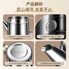 I VE Germany 316 stainless steel oil kettle filter oil kettle large capacity household filter oil residue anti-leakage oil storage kettle 1500ml small 316 stainless steel oil filter kettle