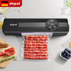 Dapai German vacuum sealing machine bacon small vacuum packaging machine food fully automatic vacuum machine wet and dry commercial vacuum fresh-keeping packaging machine DS1500 black (free vacuum bag with order)