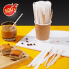 SHUANG YU disposable coffee stirring sticks 500 pieces 14cm wooden coffee stirring sticks individually packaged