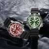 CITIZEN watch men's Japanese and Korean watch green water ghost light kinetic energy day display PU with sports New Year gift BN0158-18X