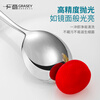 Guangyi 316 stainless steel spoon household spoon eating round bottom spoon enlarged and deepened spoon spoon 2 pack GY7749