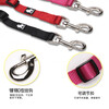 TRUELOVE dog double-headed leash, two dogs divided into two, multi-headed adjustable dog leash for walking dogs, black M