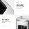 Lingxiang stainless steel ashtray hotel lobby trash can vertical hotel with inner bucket shopping mall bucket elevator entrance trash can suction bucket ash column ash extinguisher bucket single bucket rectangular