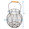 Trademark InnovationsInnovations Wire Egg Basket - Vintage Style