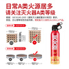 Flame Warrior Fire Extinguisher Car Home Car Dry Powder Fire Extinguisher Portable New Energy Fire Fighting Equipment 1A21B Enhanced 610G