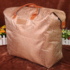 Winter quilt and duvet packaging, silk quilt storage bag, wedding Oxford cloth handbag, gift box, waterproof bag, coffee gray woven handle, medium size 71*48 for 4-6 catties quilt