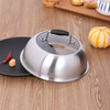 Bedojia steamer pot lid high arch lid thickened stainless steel household 27cm 28CM30 lid wok soup pot universal high lid pot lid outer diameter 26.5cm
