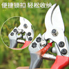 Piers pruning shears imported from Japan SK5 steel scissors for gardening and horticulture, strong flower shears for thick branches of fruit trees, floral scissors V1 - red, gray, white head and white blade - pruning shears