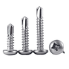 Sailotou customized 0304 stainless steel cross round head pan head drill tail screws for doors and windows aluminum alloy self-tapping self-drilling dovetail nails 410 stainless steel M4213 4000 pieces in a box