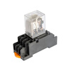 Delixi small intermediate relay 220V AC 14-pin 8-pin HH52P electromagnetic switch DC24V12V base 8-pin AC220V+ base
