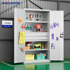 Kingdon Tool Cabinet Workshop Heavy Tool Storage Cabinet with Hanging Plate Hardware Parts Cabinet Tool Storage Cabinet C Type White (Including Basic Accessories)