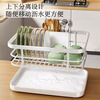 Jingyan kitchen dish rack drain bowl rack for bowls and chopsticks drain basket bowl and plate storage rack countertop drain bowl rack
