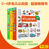 Click-to-read version of 0-4-year-old children's cognitive encyclopedia, 3 volumes, Chinese-English bilingual children's enlightenment book, baby's early education enlightenment, tear-resistant board book cognitive book, supports Little Monkey Pipi Point Reading Pen