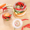 Baijie pickle jar glass sealed jar storage jar wine container large capacity 1250ML pickle jar pickle jar
