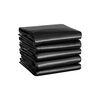 Kai Tak flat mouth garbage bag large hotel catering kitchen plastic bag cleaning and sanitation commercial thickened garbage bag property office household environmental protection bag independent packaging extra thick 4 wire flat mouth style 100 pieces 80*90cm suitable for 40/50L square barrel capacity