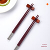 Tang Zong Chopsticks Alloy Chopsticks 10 Pairs Ancora Red High Temperature Resistant Household High-end Tableware Gift Box C2654