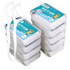 Round thread care dental floss stick, toothpick, cleaning between teeth, family pack, ultra-fine and convenient, 100 pieces