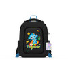 Folgemir children's schoolbag EVA wear-resistant kindergarten shoulder burden-reducing schoolbag color box cute star monkey black