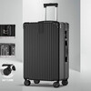 Weidengger suitcase men's extra large capacity portable student trolley case strong and thickened universal wheel suitcase women's travel password box black 28 inches