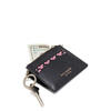 KATE SPADE luxury fashion brand women's wallet black leather card holder simple and fashionable 12383150 Black os