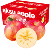 Aksu Apple Xinjiang Aksu Rock Candy Heart Apple Fresh Fruit Apple Red Fuji Gift Recommendation 10 Jin in Box Selected Single Fruit 75-80mm Net Weight 8.5 Jin
