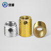 Urui 307/308 stainless steel self-tapping screw sleeve/thread protective sleeve three-hole braces M3M4M5M6M8M10M12 M3*0.5 1 self-tapping braces