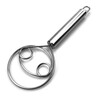 Stainless steel flour mixer double-eye coil egg beater manual dough mixer baking tool mixer