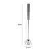 Yiyi stainless steel semi-automatic egg beater press and rotate household cream egg mixer baking gadget rotating egg beater 30cm medium size