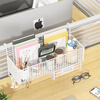 Baimuyuan office storage rack work station organization artifact desktop hanging basket hanging dormitory table top supply box black large paper towel style