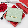 Cnoles wallet women's 2026 latest high-end short wallet big brand coin card holder birthday gift for girlfriend
