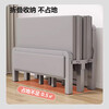 L&S folding sheet single bed office lunch break bed home companion bed hard bed BGC856 all gray 150cm