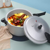 Shuangxi pressure cooker gas induction cooker universal aluminum household straight pressure cooker explosion-proof 24CM/7.0L