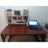 Jingshilan plc training platform experimental teaching platform competition training electrician workbench installed porous mesh plate electrician training platform with experimental motor