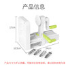 Baijie Potato Grater Shredding Artifact Thousand-Shred Potato Machine Hot Pot Household Internet Celebrity Waterfall Filament Shredding Artifact Continuous Shredding Five Slicing Blades Special Artifact for Hot Pot/Cold Salad/Salad