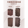 Hotel linen cart, guest room special work cart, hotel stainless steel service cart, cleaning cart, cleaning cart, black, exchange for multi-pocket bags, contact customer service