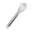 Yuyanqing stainless steel manual egg beater manual stirring stick mini egg whipper household small egg cream whipper for baking 1 piece long 25CM bold upgrade