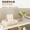 Boundary line bookshelf desktop storage rack simple bookshelf desk shelf storage rack iron shelf countertop multi-layer storage rack