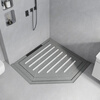 Fantasy Island Bathroom Anti-slip Stone Pedal Bathroom Sunken Shower Room Slate Shower Board Bathroom Footing Tile Floor Customized Shower Board 2-piece Set No Stone Base Square Number 1.4