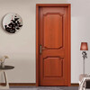 Oak solid wood painted door bedroom door Chinese style light luxury interior door hotel villa room door bathroom door custom rubber wood painted door 1