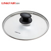 Lingfair (LINKFAIR) stainless steel pot lid with visual cooking tempered glass lid, autoclaved series 22cm pot lid