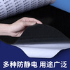 Mileqi EVA anti-static foam sheet anti-collision shock absorption environmentally friendly high-density sponge material machine transportation protection foam sheet 1 meter wide * 3 meters long 1mm thick - black